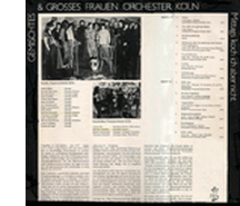 LP Frauenorchester Köln Rückseite